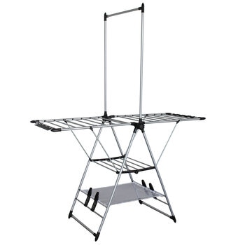 Mesa Gullwing Deluxe Clothes Drying Rack With Mesh Shelf