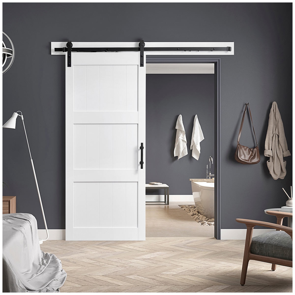 OVE Barn Door with Hardware Kit Costco Australia
