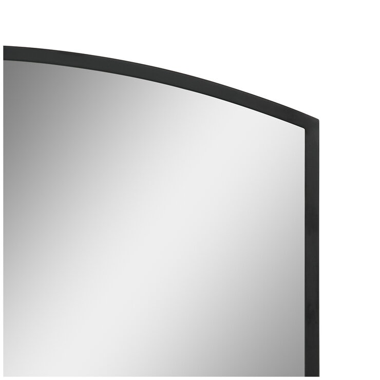 Life In Style Black Floor Mirror