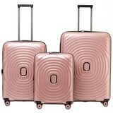 Tosca Eclipse 3 Piece Luggage Set Rose Gold