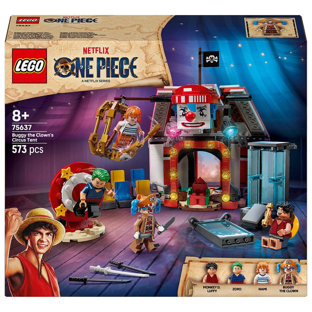 LEGO ONE PIECE Buggy the Clown’s Circus Tent 75637
