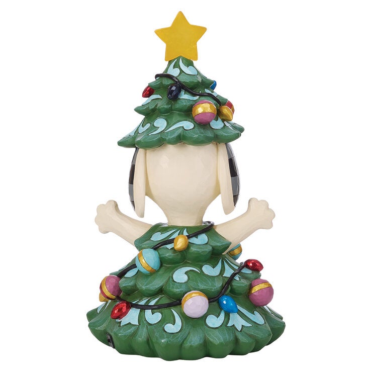 Jim Shore Snoopy Dressed as a Christmas Tree