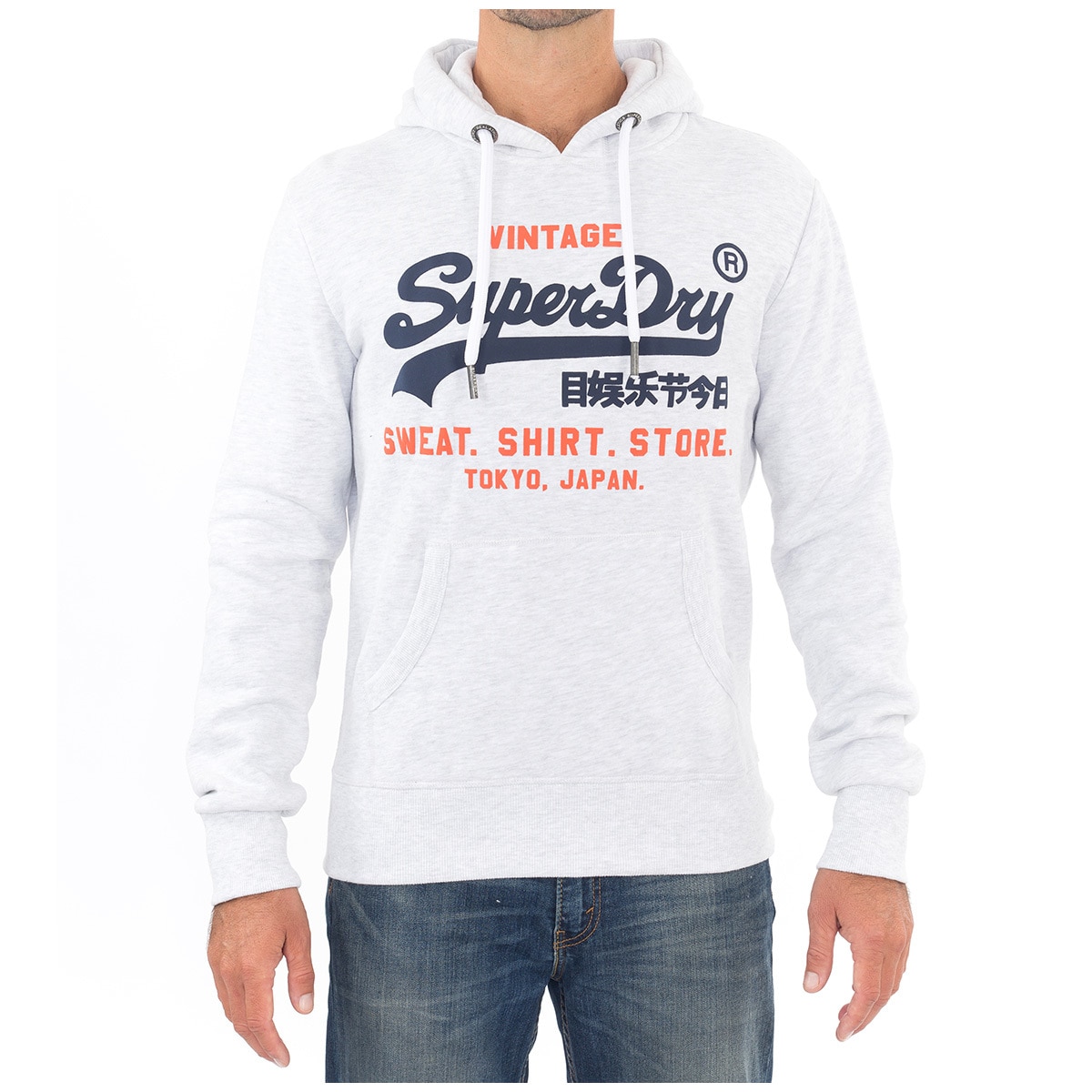 Superdry Mens Hoodies - Ice Marle