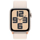 Apple Watch SE GPS 40mm Starlight Aluminium Case with Starlight Sport Loop