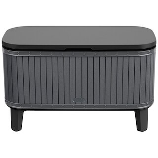 Plastica Impermeabile Baule Da Cantiere Kester 15G - Nero, 64.6x37.3x41 Cm, Impermeabile, Con Ruote E Manico Baule Da Esterno