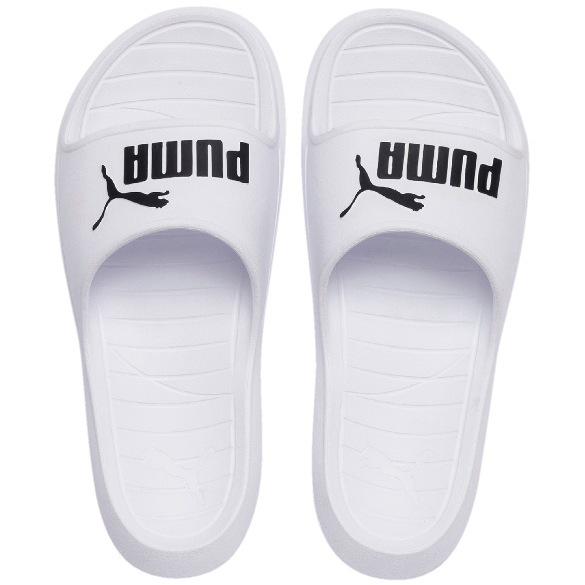 Puma Slide - Black White