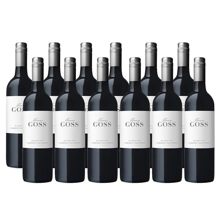 Thomas Goss Cabernet Sauvignon 12 x 750ml Thomas Goss Cabernet Sauvignon 12 x 750ml