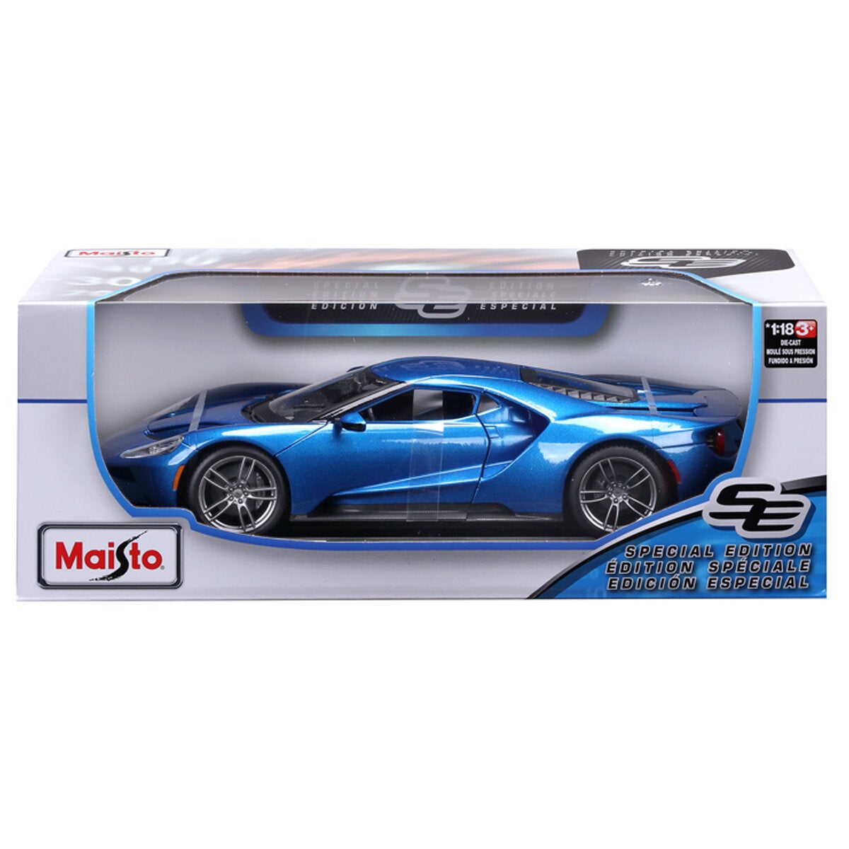 Maisto 1:18 Die Cast Cars 2017 Ford Gt Maisto 1:18 Die Cast Cars 2017 Ford Gt