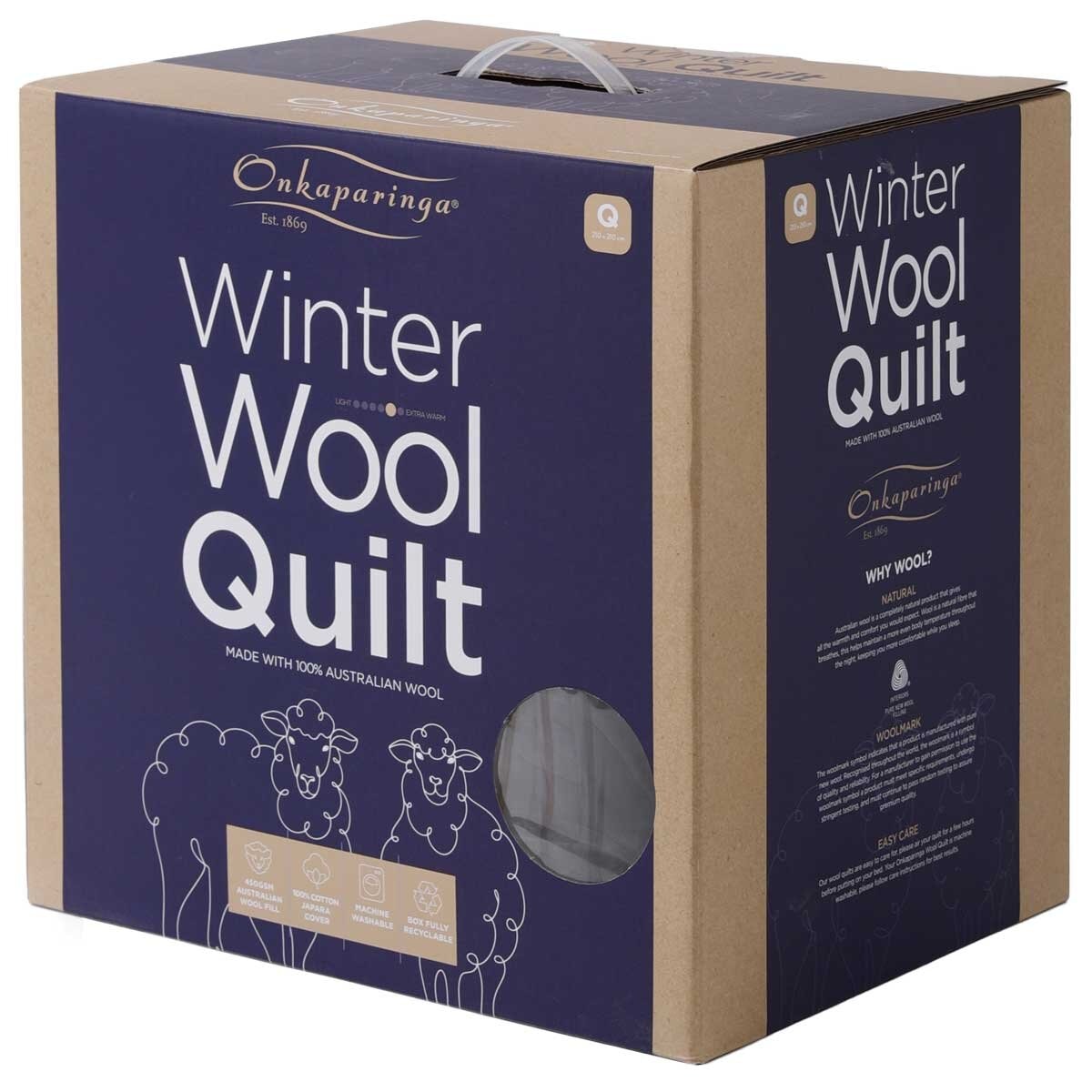 Onkaparinga Wool Quilt Queen