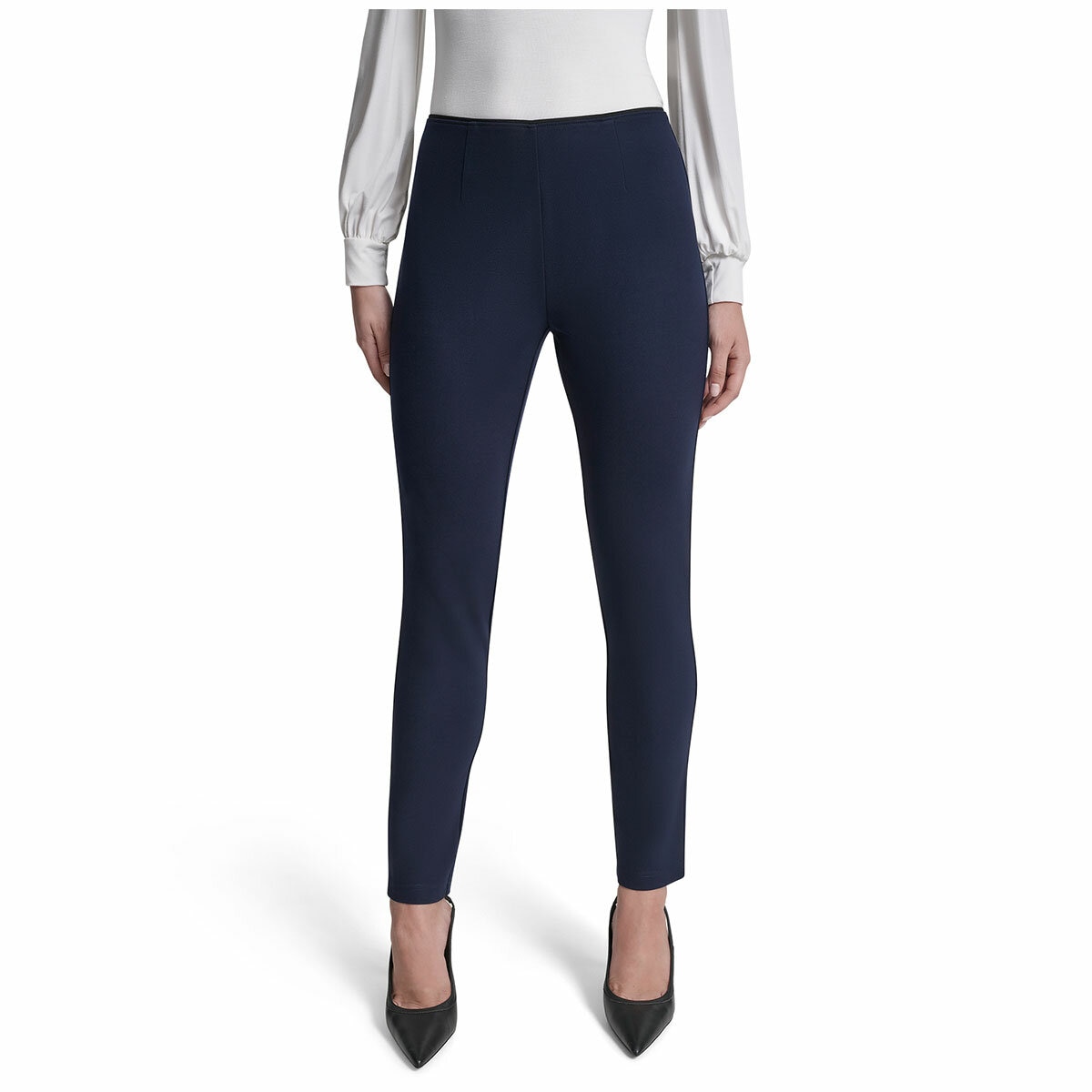 DKNY Women's Slim Leg Ponte Pant