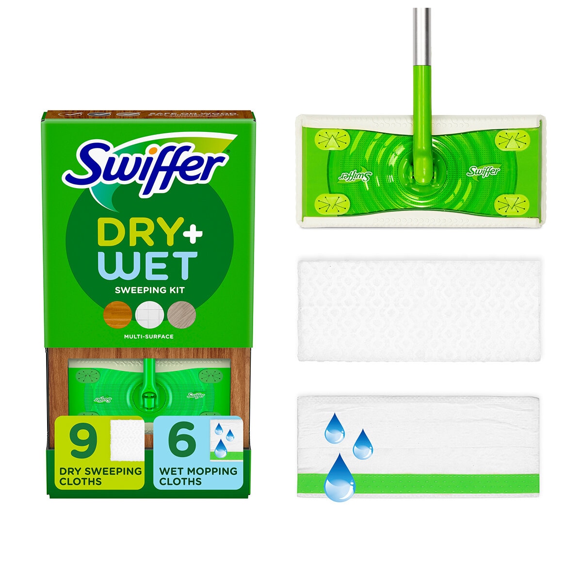 Swiffer Dry And Wet Sweeping Kit 16 Pack