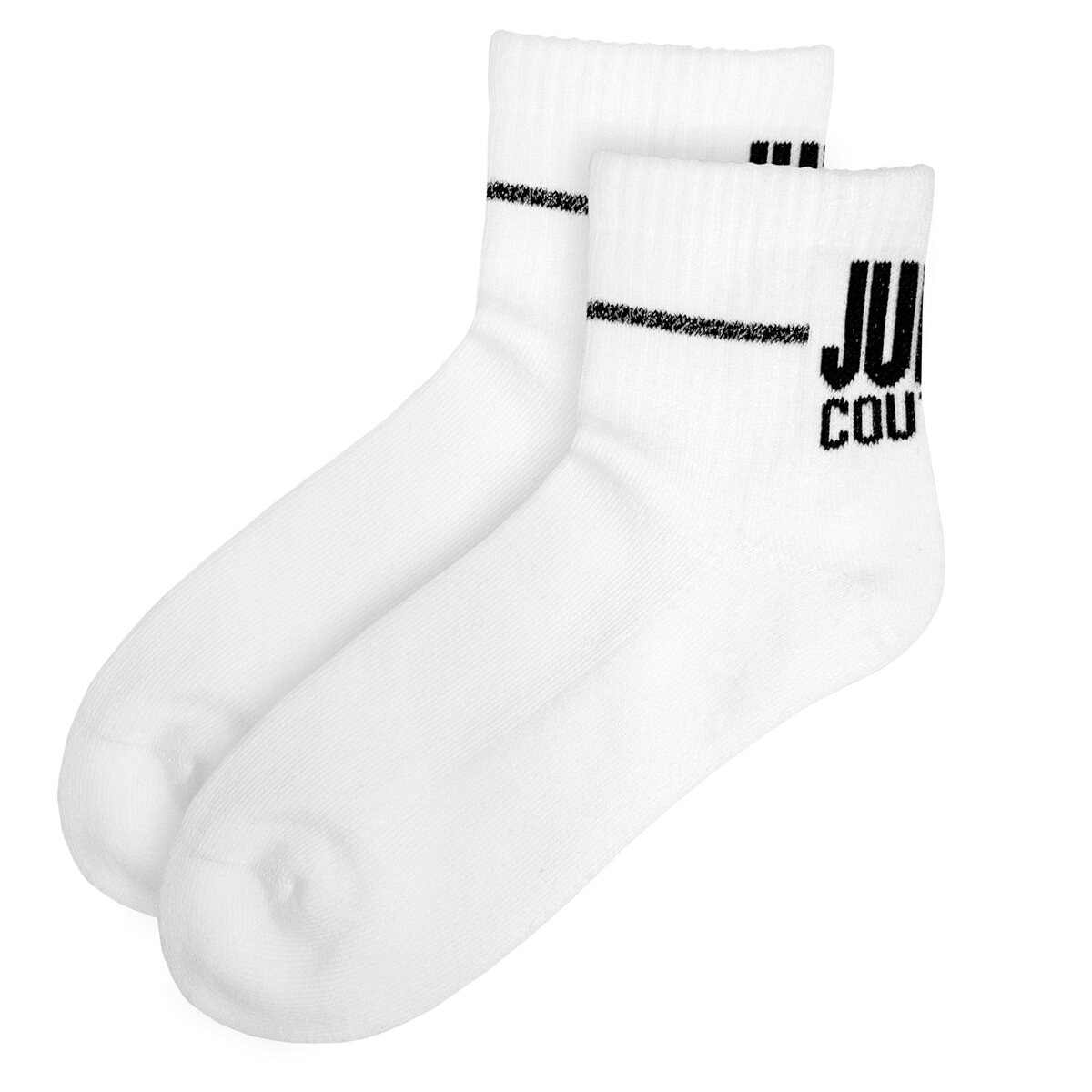 Juicy Couture Quarter Crew Women's Sock 6 Pack White/Cream Juicy Couture Quarter Crew Women's Sock 6 Pack White/Cream