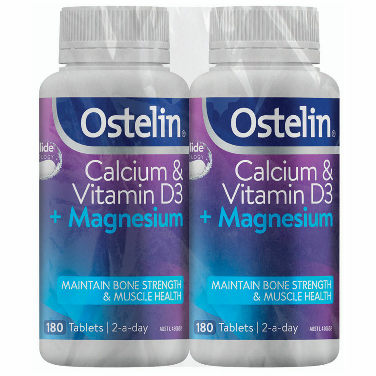 Ostelin Calcium & D3 + Magnesium 2 x 180 Tablets