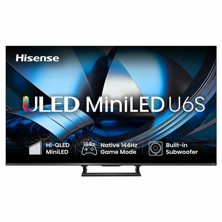 Hisense 55 Inch U6S ULED Hi-QLED Mini LED 4K Smart TV 55U6SAU Hisense 55 Inch U6S ULED Hi-QLED Mini LED 4K Smart TV 55U6SAU