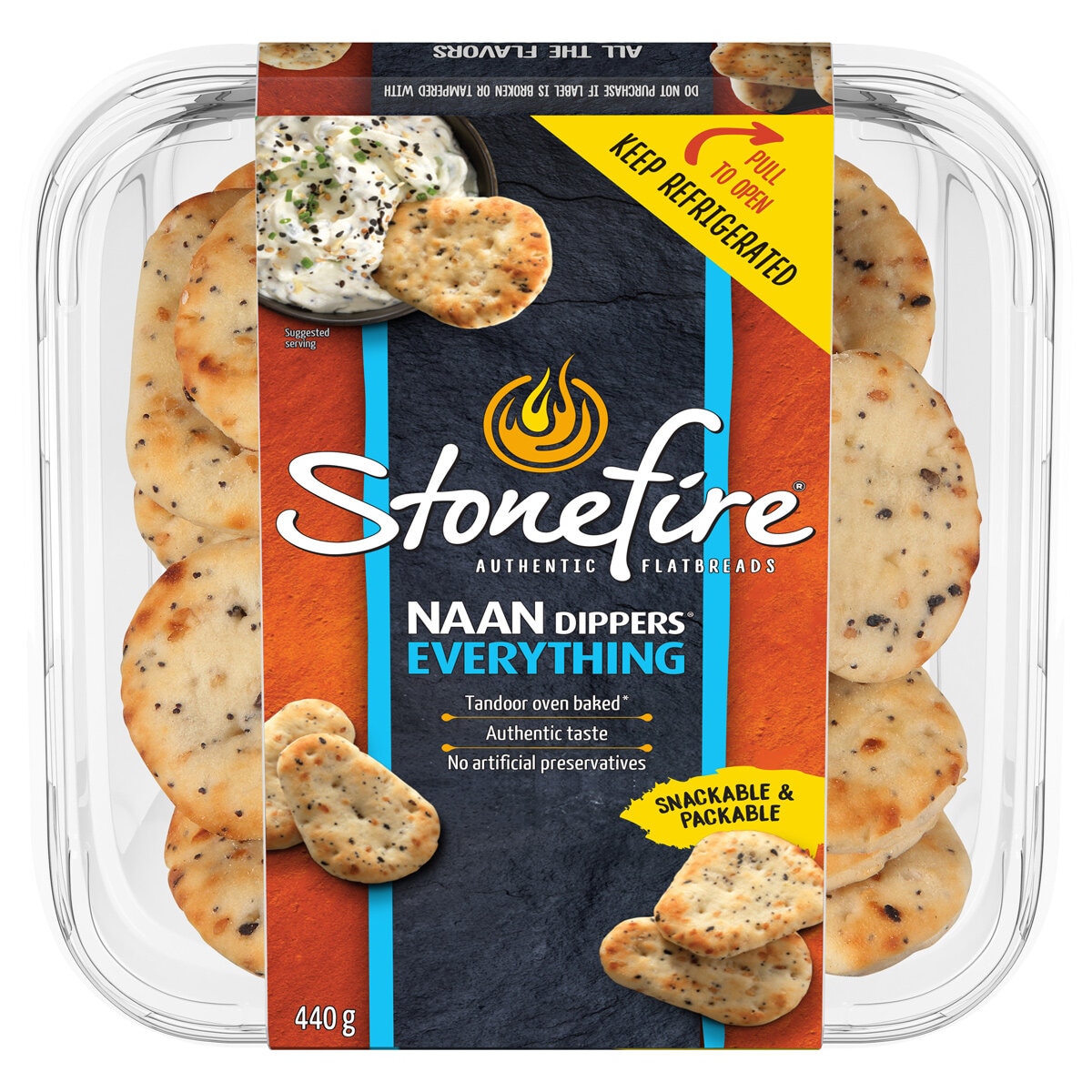 Stonefire Everything Naan Dippers 440g