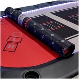 Barrington Billiards Company 10 Player Poker Table With LED Lights