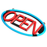 Oval Open Sign
