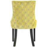Moran Florence Fabric Chair 2 pack Yellow Zest