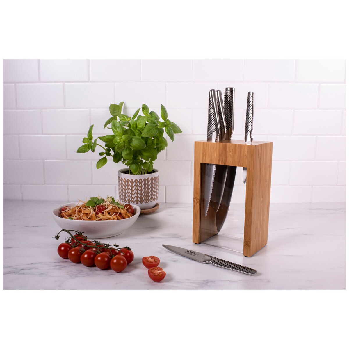 Global Osaka 6 Piece Knife Block Set