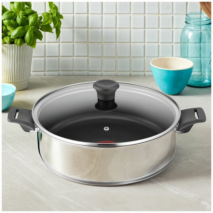 Jamie Oliver by Tefal Family Pan Stainless Steel 30cm Jamie Oliver by Tefal Family Pan Stainless Steel 30cm