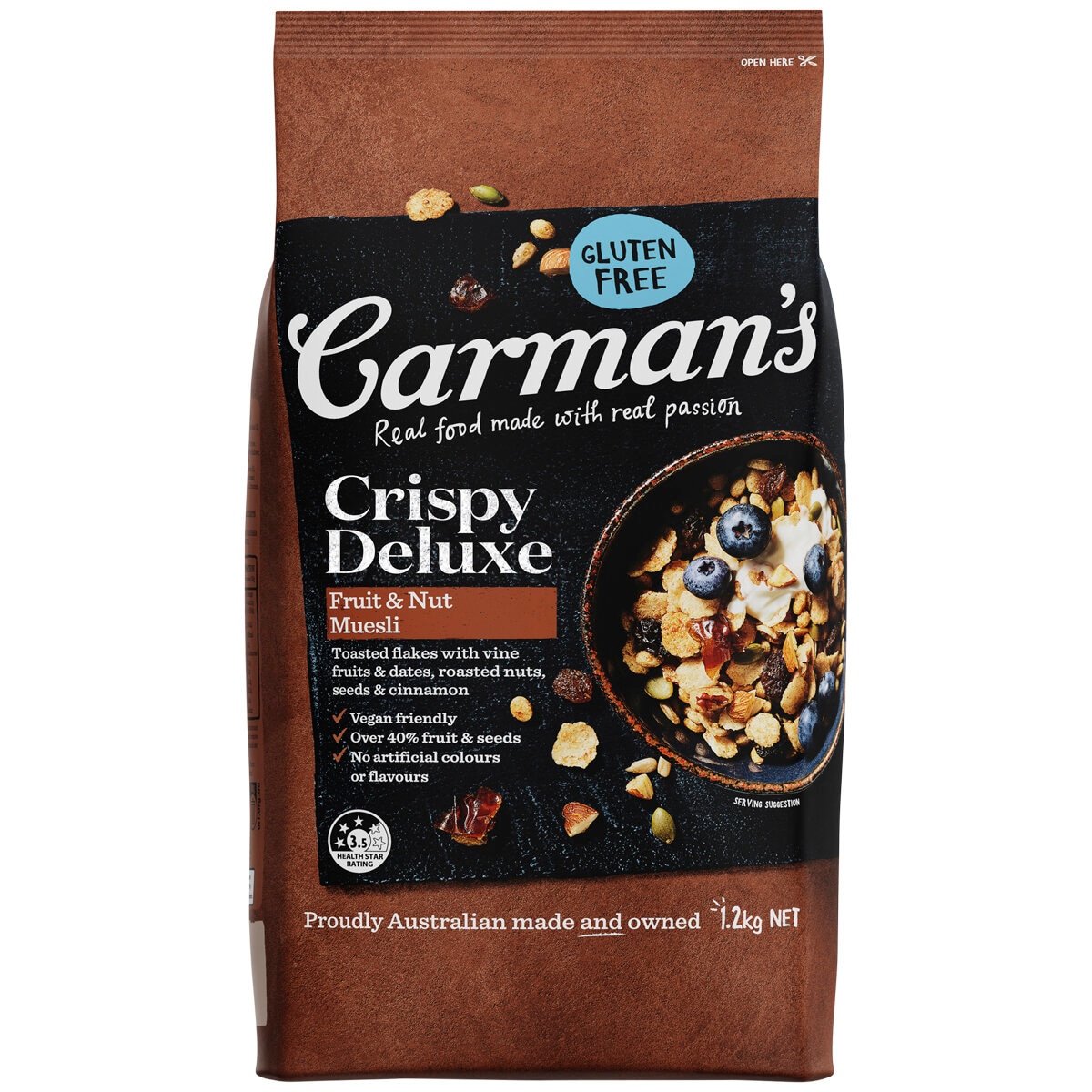 Carman's Deluxe Gluten Free Cereal 1.2 kg