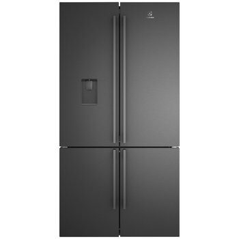 Electrolux 562L French Quad Door Fridge Matte Black EQE5657BA