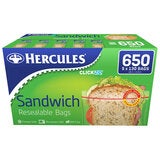 Hercules Sandwich Resealable Bags 650 Count Hercules Sandwich Resealable Bags 650 Count
