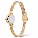 Daniel Wellington Petite Mini Evergold White Dial Gold Mesh Strap Women's Watch DW00100745 - 2