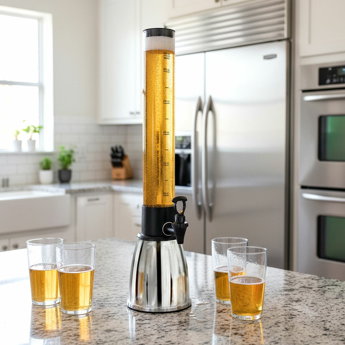 Mesa Beverage Tower With Removable Ice Tube 2.6L Mesa Beverage Tower With Removable Ice Tube 2.6L