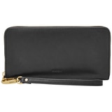 Fossil Women's Emma Large Zip Wallet - Black