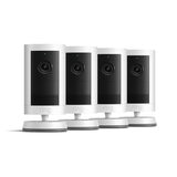 Ring Outdoor Camera Plus 2K Battery White 4 Pack B0FH4HDVSV