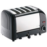 Dualit Vario 4 Slice Hande Made Toaster Glossy Black