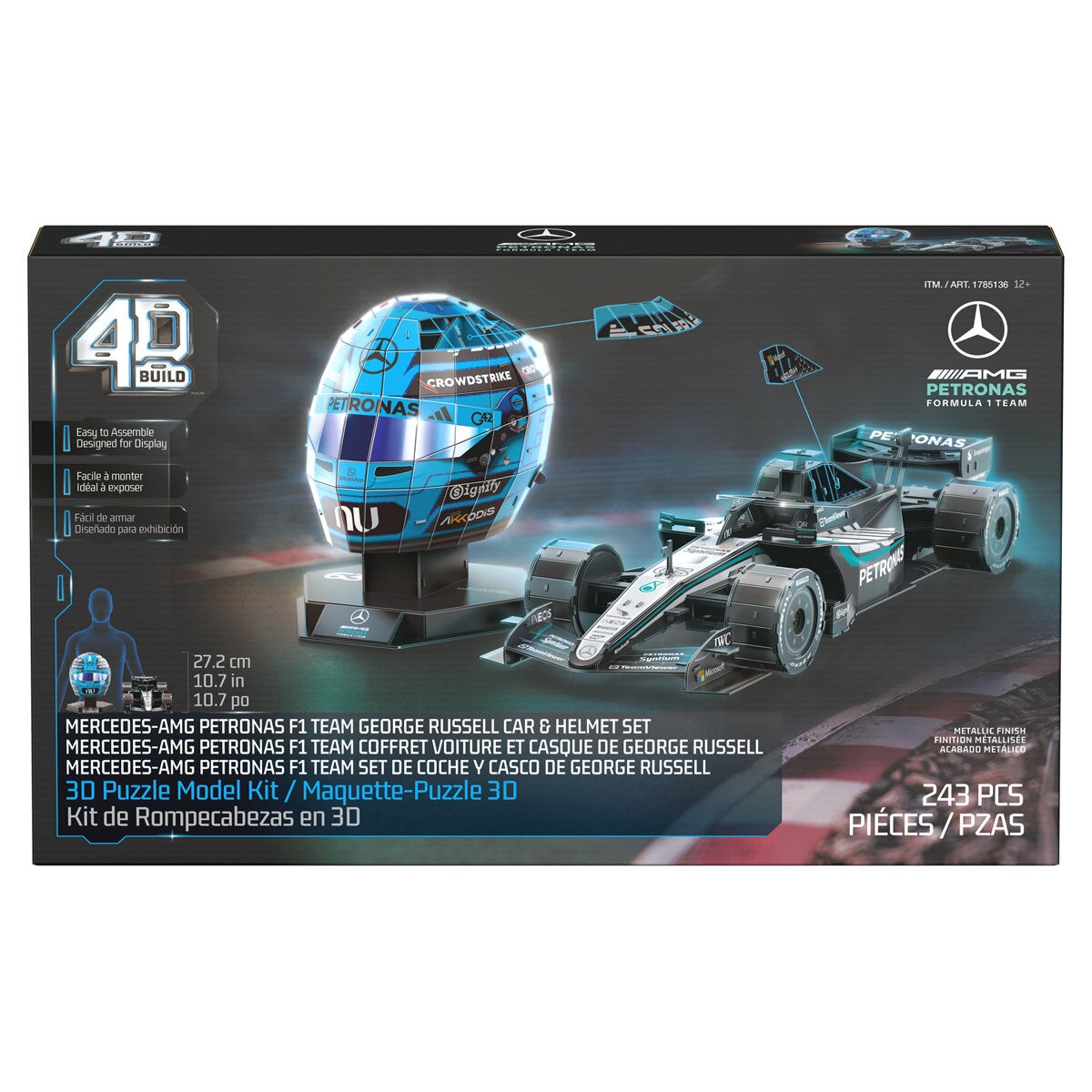 4D Build F1 Mercedes Petronas 3D Puzzle Model Kit 4D Build F1 Mercedes Petronas 3D Puzzle Model Kit