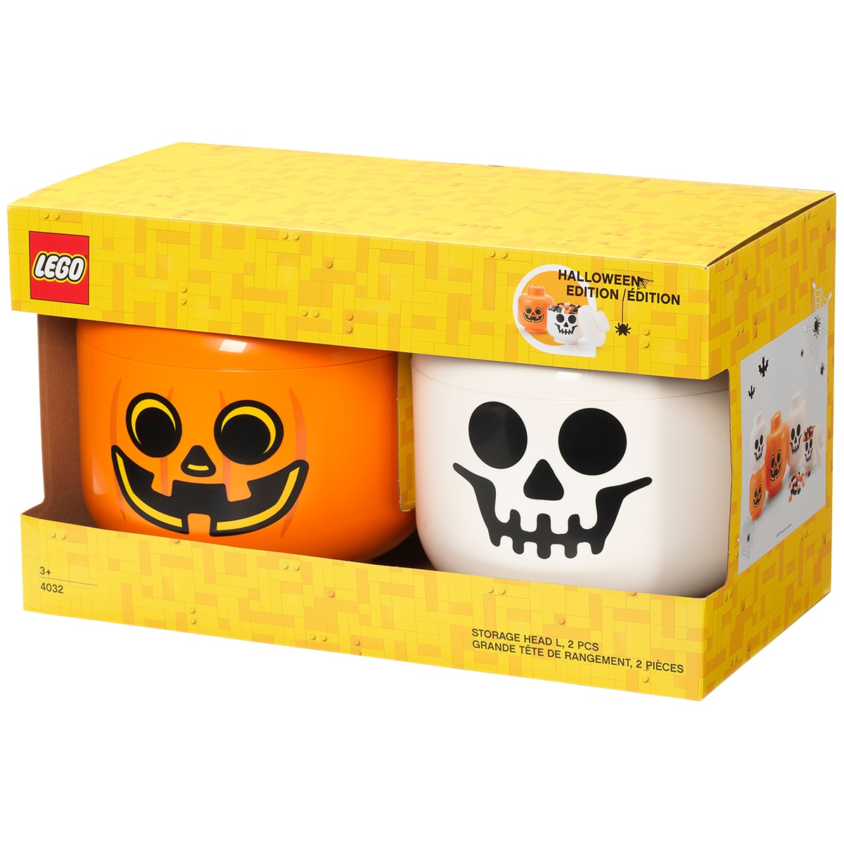 LEGO Storage Pumpkin Head Large Toys Kids 