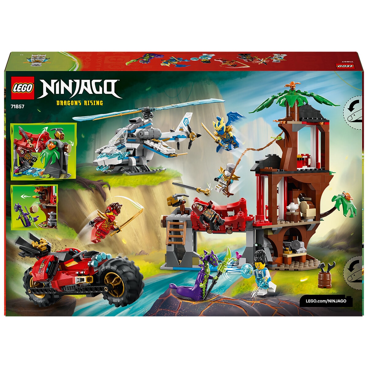 LEGO NINJAGO Ninja Vehicle Tree House Battle 71857