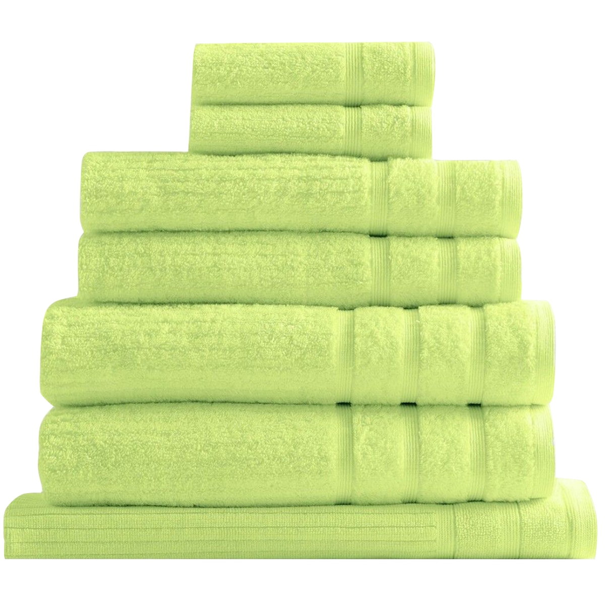 Bdirect Royal Comfort Eden 600GSM 100% Cotton 8 Piece Towel Pack - Spearmint