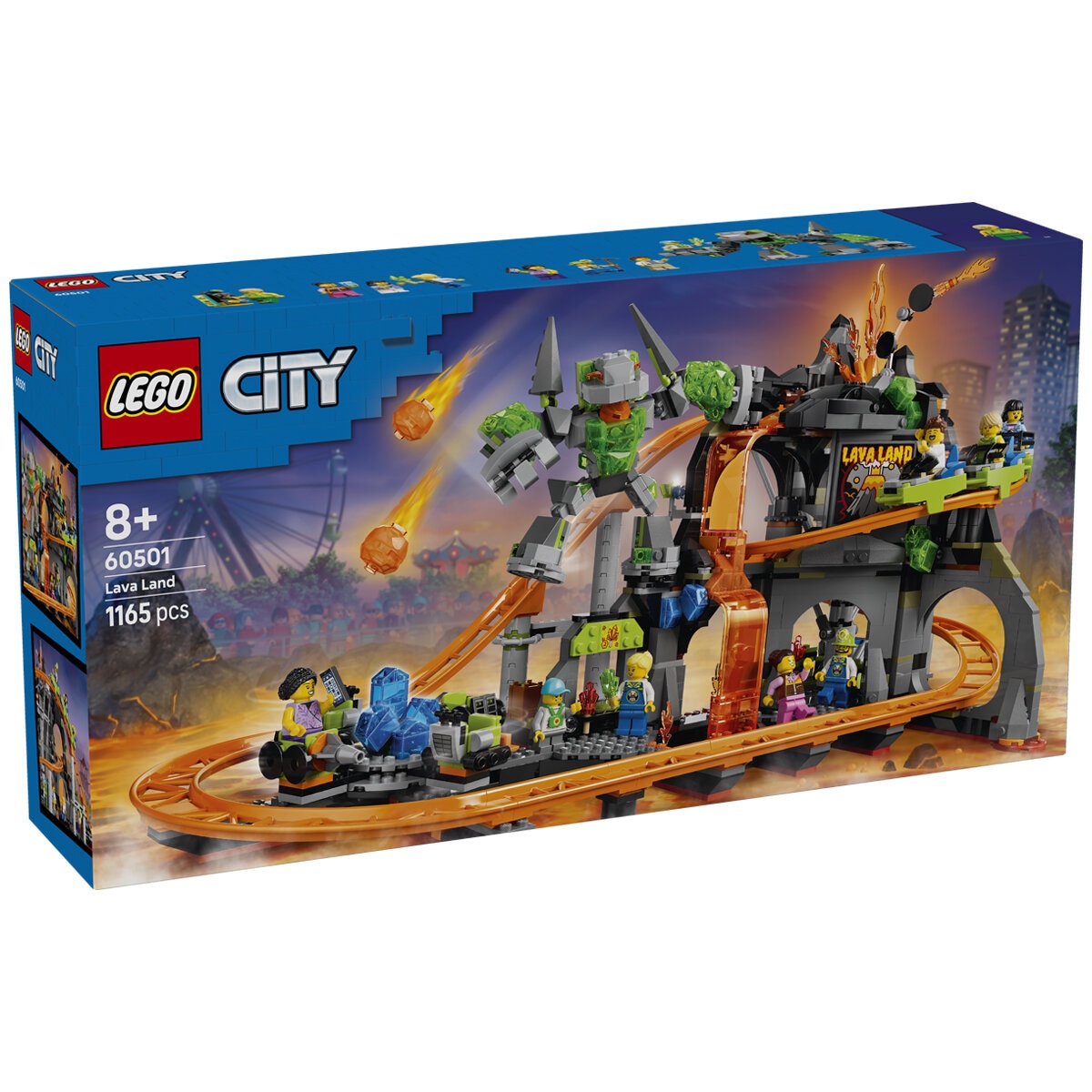 LEGO City Lava Land Roller Coaster Park Building Set 60501 LEGO City Lava Land Roller Coaster Park Building Set 60501