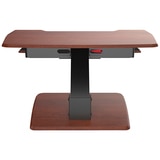 Eureka Ergonomic Height Adjustable Sit Stand Desk 31 Inch - Cherry