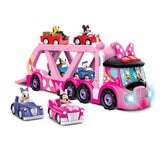 Hasbro Lights And Sounds Extra Large Hauler With 6 Vehicles Minnie