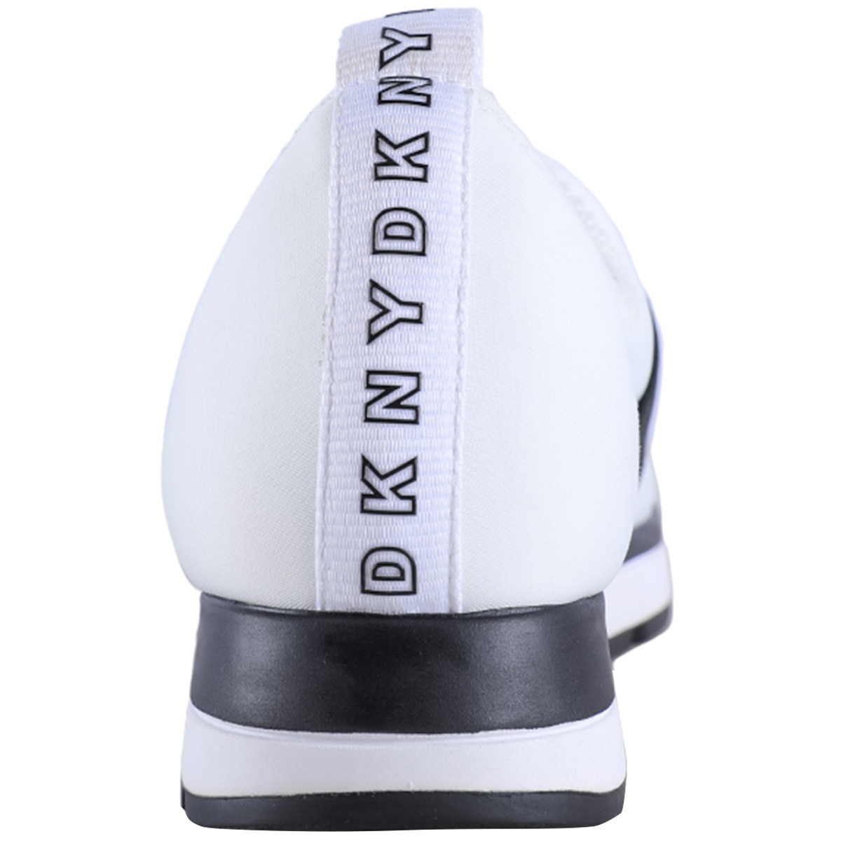 DKNY Women's Slip On Shoe - White/Black