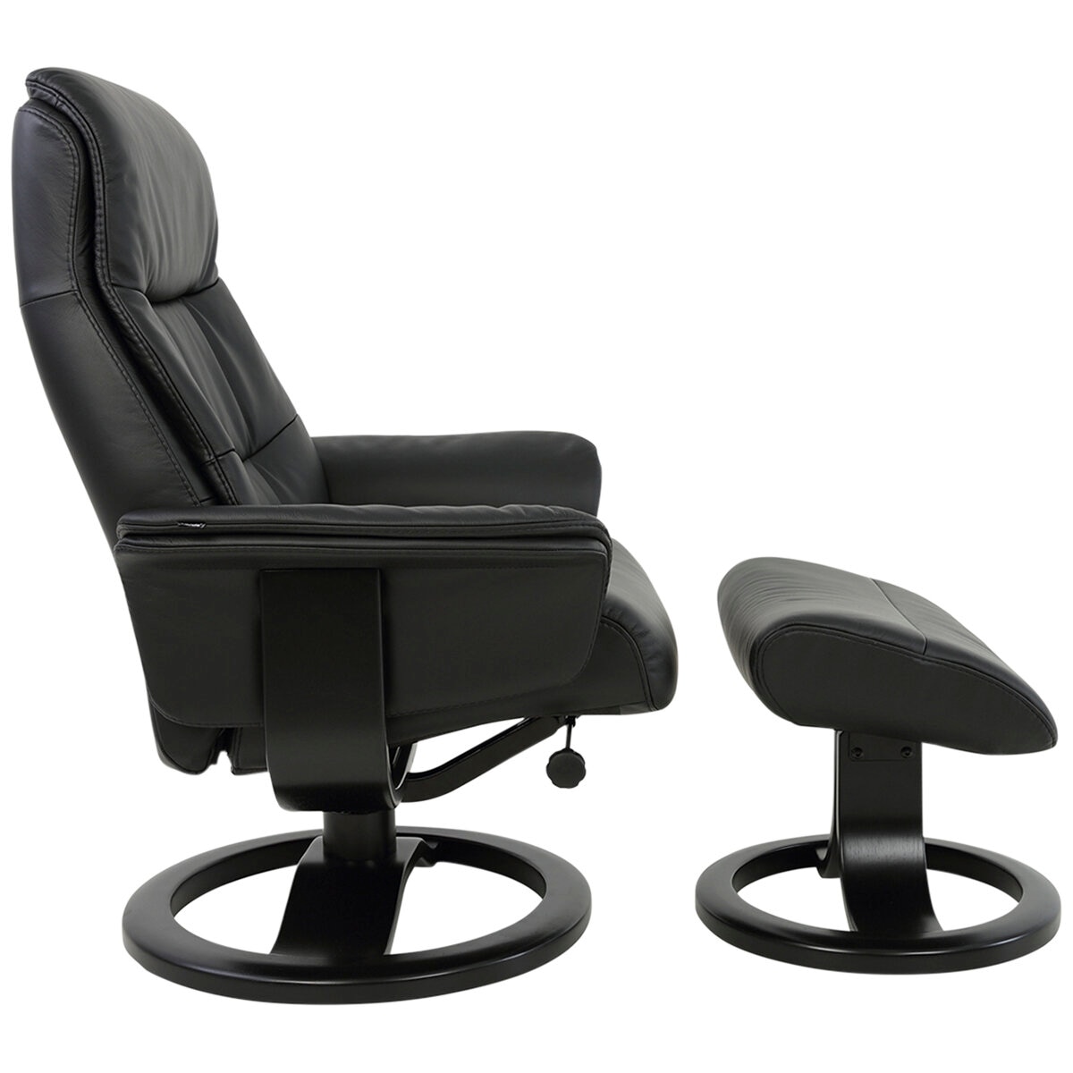 Moran Fjords Anne R-Base Large Chair + Ottoman