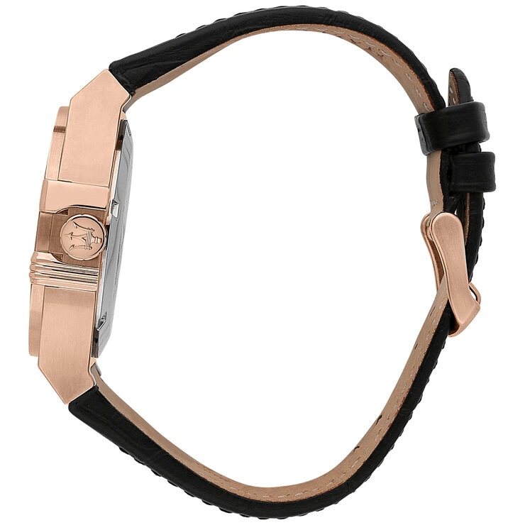 Maserati Potenza Men's Automatic Watch R8821108039 Black & Rose Gold Maserati Potenza Men's Automatic Watch R8821108039 Black & Rose Gold