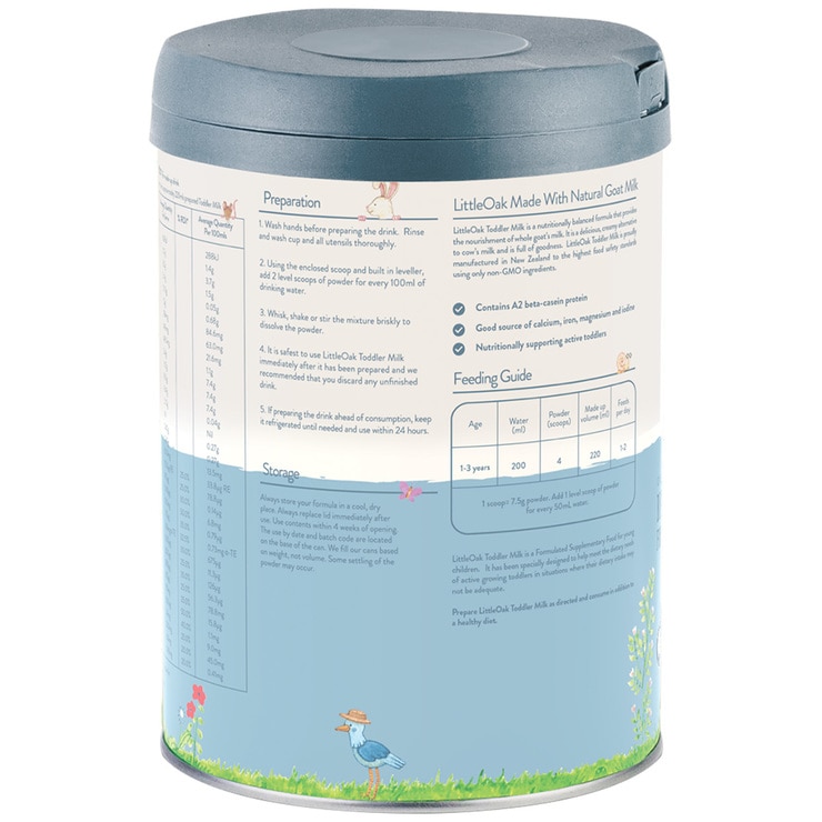 LittleOak Natural Goat Milk Toddler Formula Stage 3 (12 Months +) Costco Australia