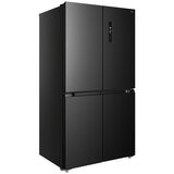 TCL 596L Quad Door Fridge Matte Black TRF590QB