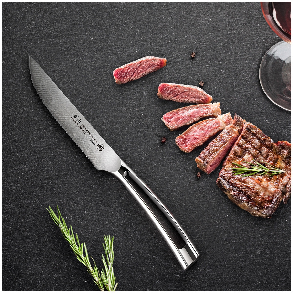 Cangshan N1 Series German Steel 4Piece Steak Knife Set Costco