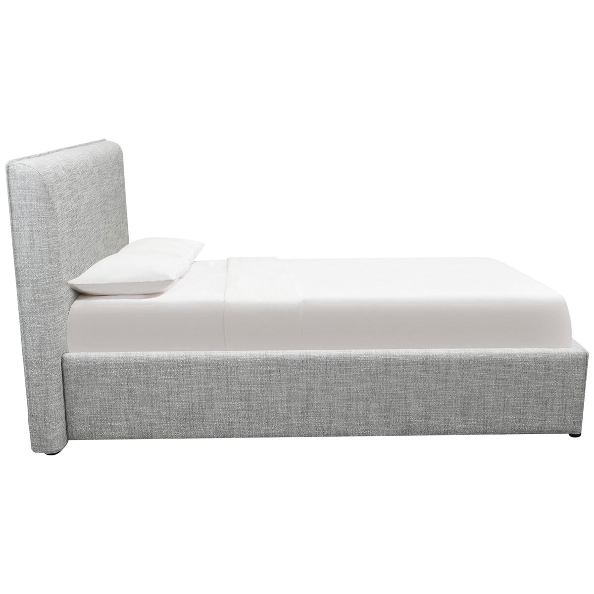Moran Ora King Bedhead with Encasement and Slats Steel