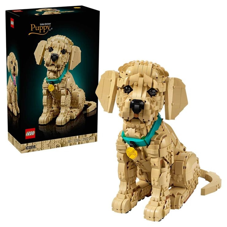 LEGO Icons Golden Retriever Puppy 11384