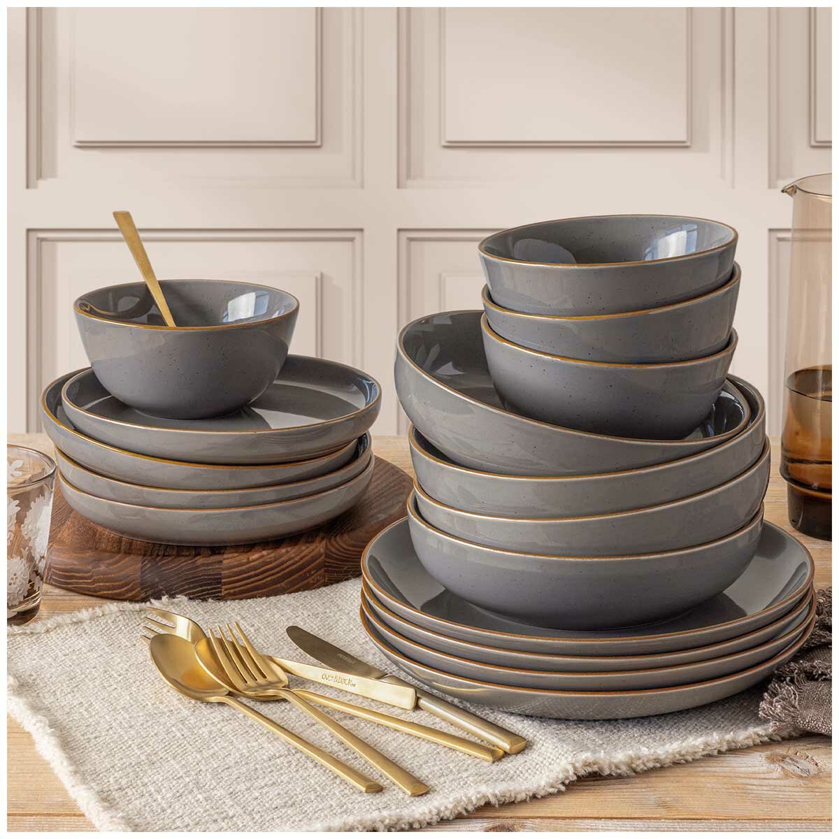 over&back Options Dinner Set 16pc