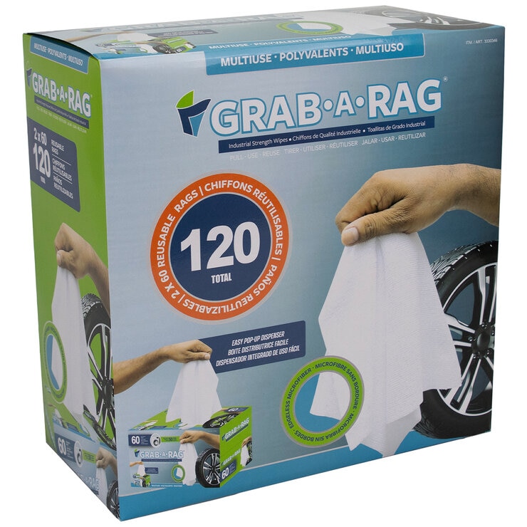 Grab-A-Rag Microfiber 120 Pack