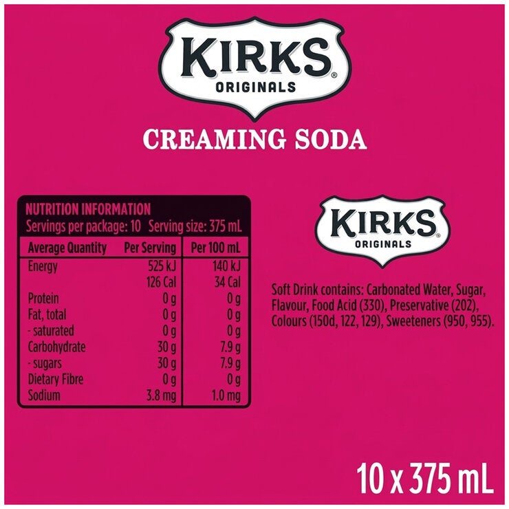 Kirks Mixed Multipack 375ml x 30 Pack